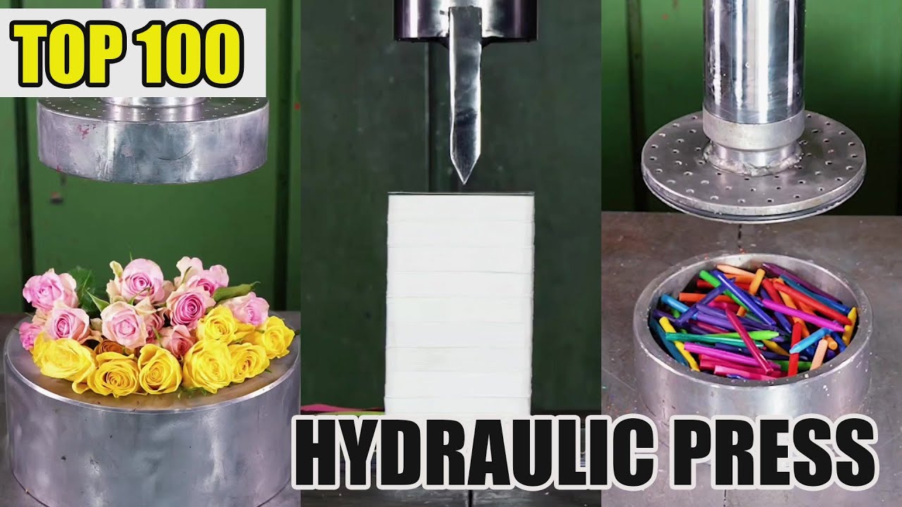 Top 100 Most Satisfying Hydraulic Press Crushes 🔥 Ultimate Crushing ...