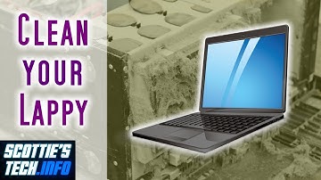 How to clean out dust inside your laptop