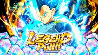 LEGEND SSJ BLUE VEGETA SUMMONS!! WILL MY LUCK CONTINUE?? | Dragon Ball Legends