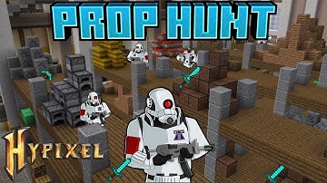 Hiding as Random Objects: Prop Hunt on Hypixel While Hunters Close In