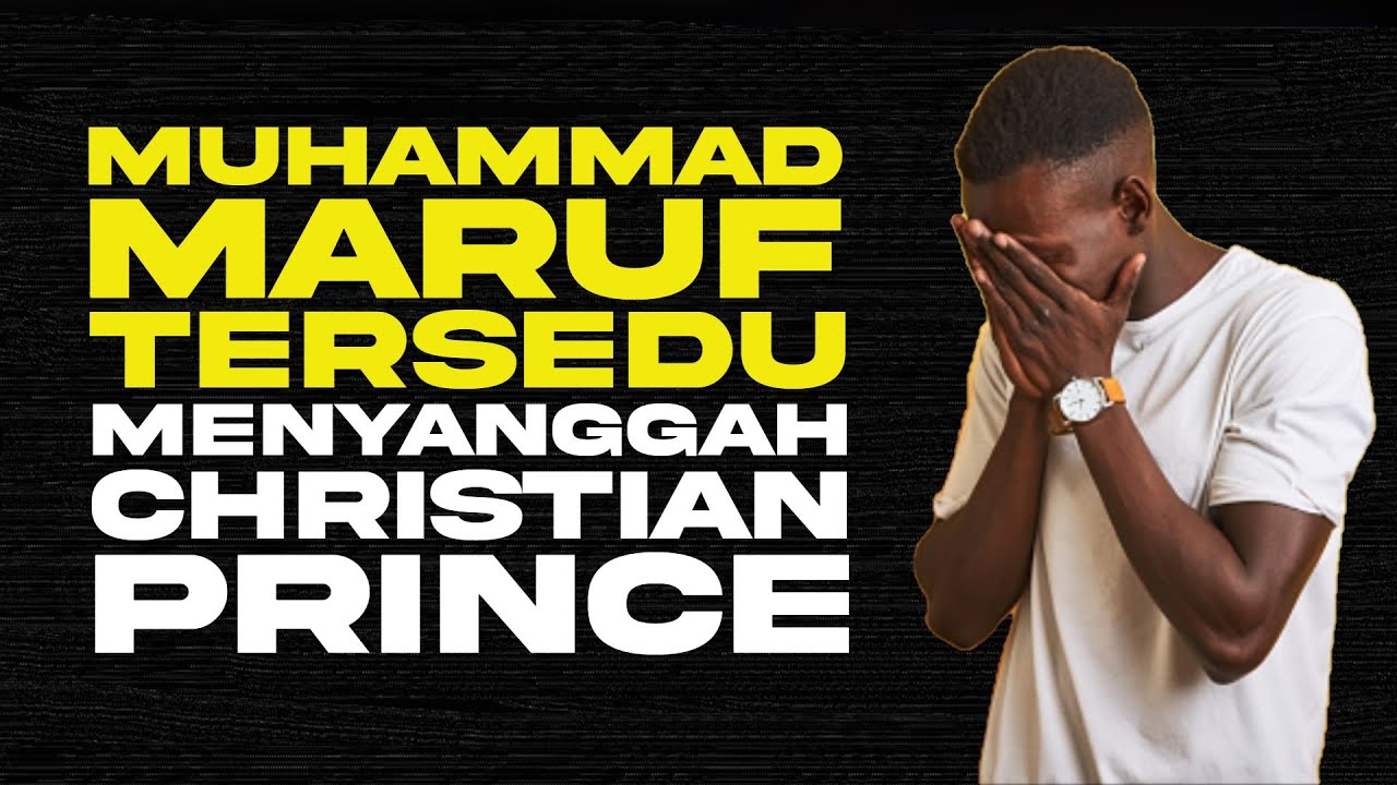 Muhammad Ruf Muhammad Ma'ruf Sobs After Refuting Christian Prince | Indonesian ...