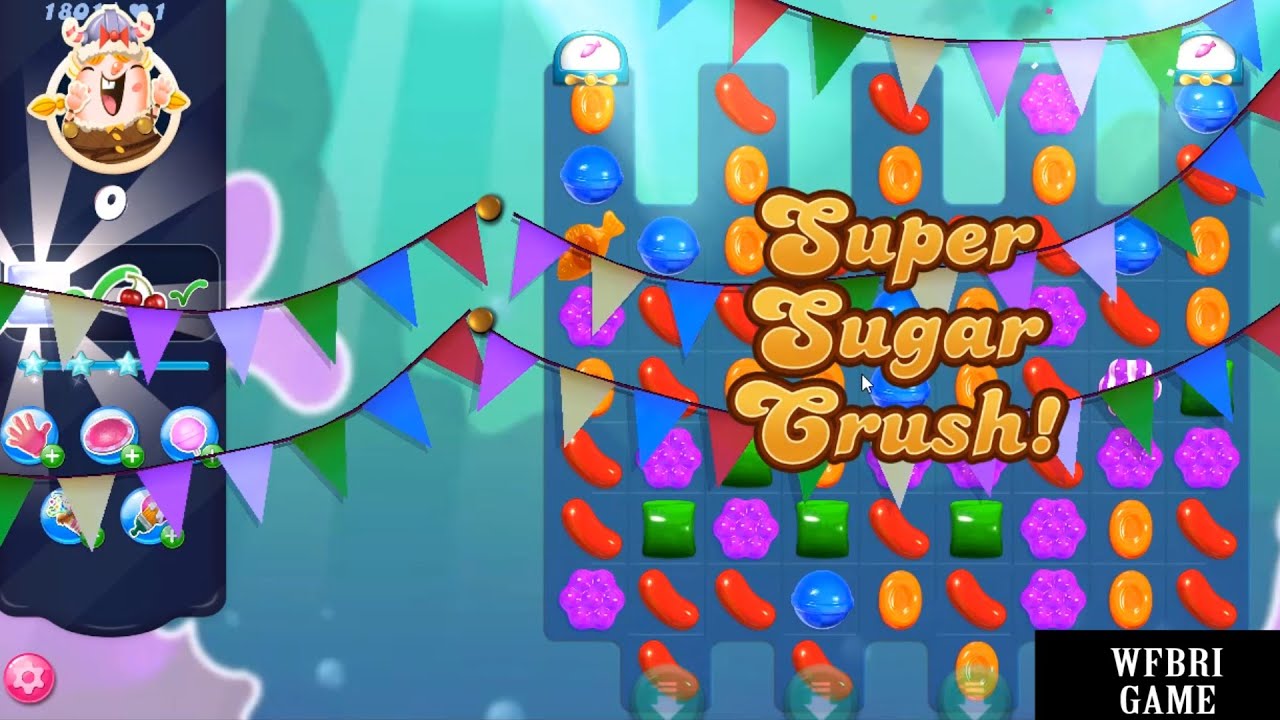SUPER SUGAR CRUSH Candy Crush Saga Level 1801 Gameplay YouTube