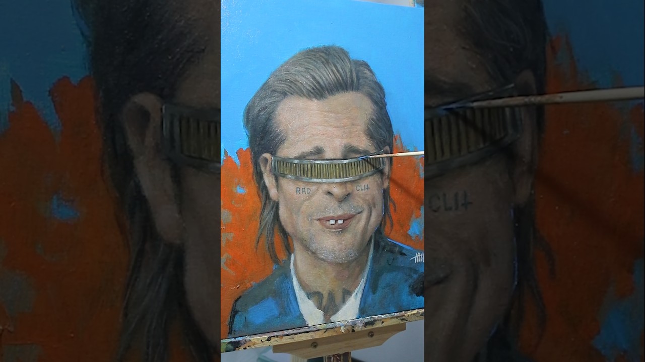 i decided to start painting my imaginary friends. Rad Cli⸸ and I go way back 