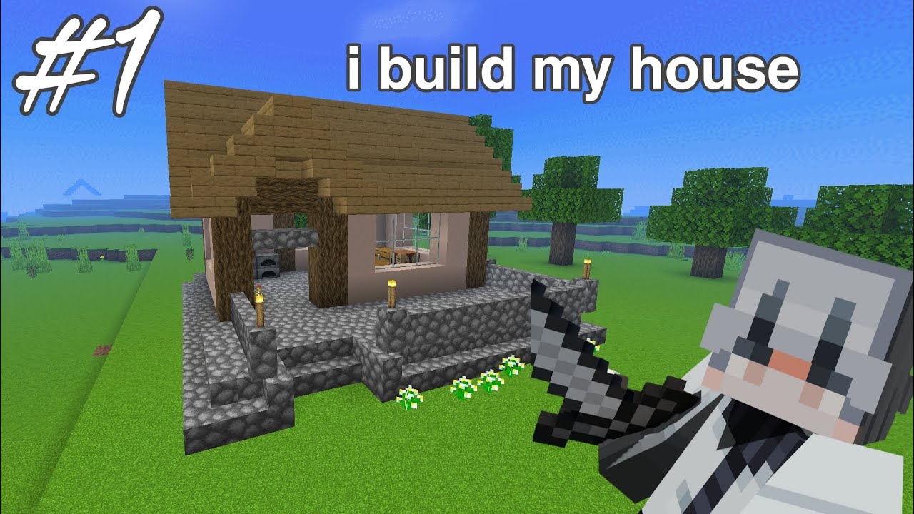 I build my house EP-1 ( Minecraft PE ) - YouTube