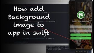How add background image to app in swift