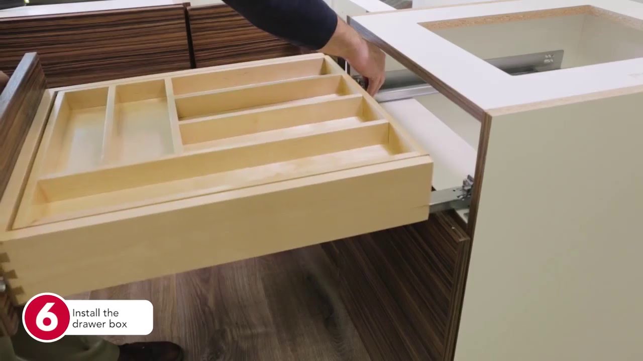 Rev A Shelf How To Install The Tiered Cutlery Drawer Organizer In