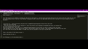 How to turn your WAMP icon to green