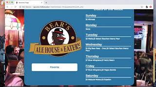 Bloomington Deals Screen Record (Login & Favorites)