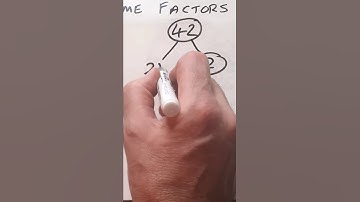 Prime Factors of 42  #maths #primefactorisation #factorisation #factorise #mathstricks #factorising