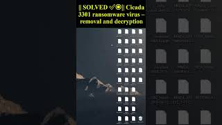 Cicada 3301 ransomware virus #shorts #trending #ransomwarevirus Cicada 3301 ransomware virus #shorts #trending #ransomwarevirus