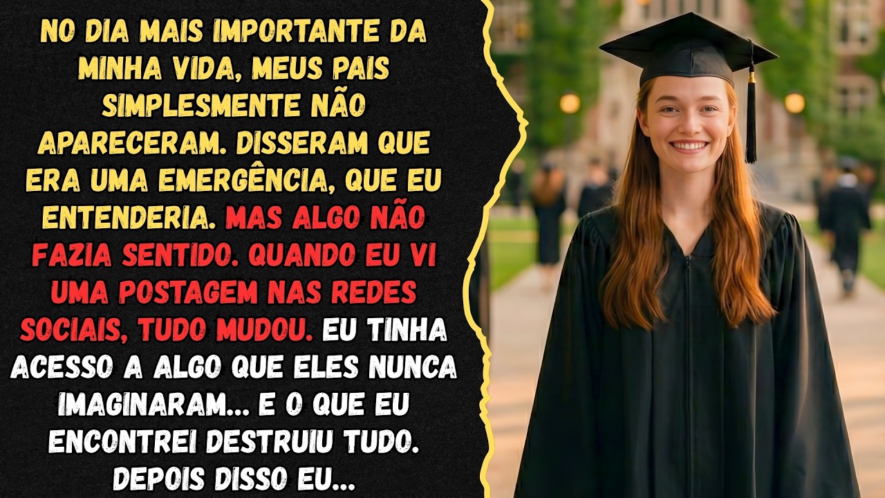 Meus Pais Faltaram na Minha Formatura… Mas Eu Descobri a Verdade — Depois Disso Eu…