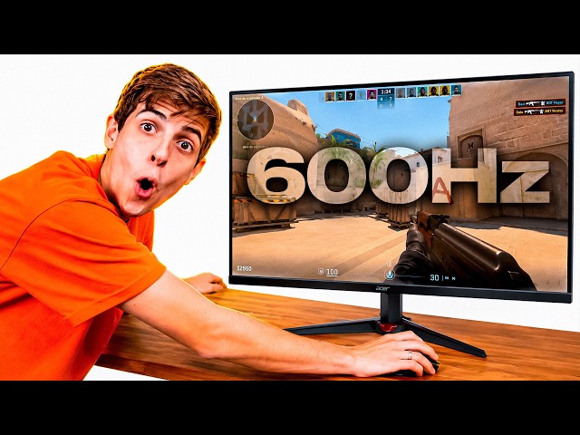 TESTEI UM MONITOR DE 600Hz PELA PRIMEIRA VEZ
