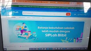 tutorial cara belanja di SIPLAH untuk kebutuhan buku dan non buku sekolah