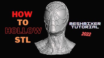 Easy Way to Hollow 3D Models in Meshmixer | 3D Printing Tip 2022