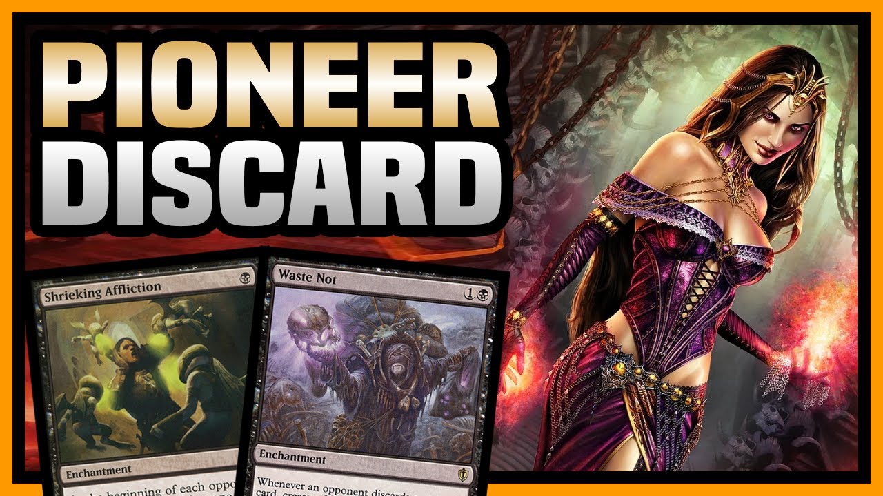 PIONEER 💀 Mono Black Waste Not Discard 💀 【 MTG Gameplay 】