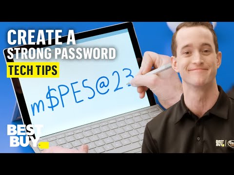 Tech Tips: How to create a strong password.