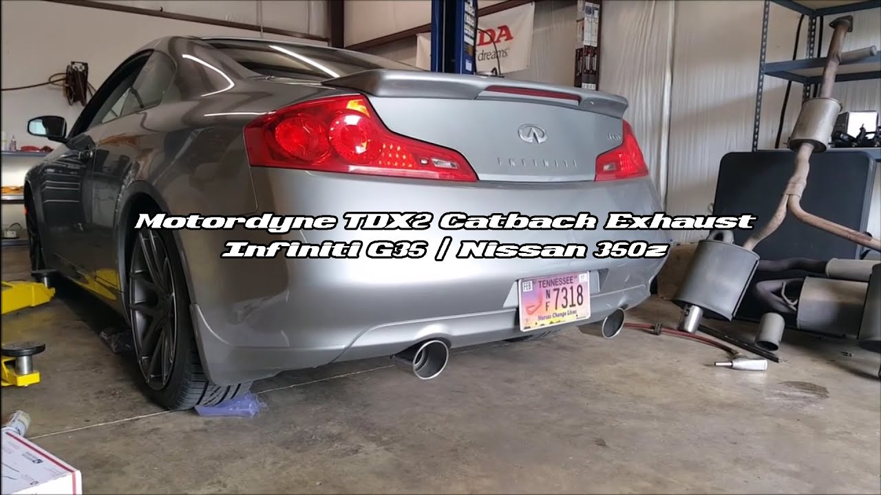 Deft Motion Motordyne TDX2 Catback Exhaust & Ypipe Infiniti G35