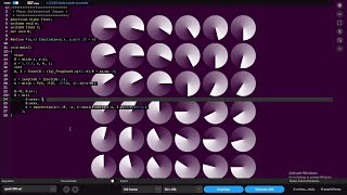 Phase Differential Swipes | GLSL Timelapse Coding Demo