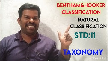 Bentham and hooker classification in tamil