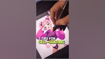 3 STEPS to better cell-shading 🖌🎨 #digitalart #howtodraw #arttips #shorts