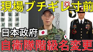日本政府もうバラしますね…「自衛官の階級を変える前に、まず憲法と給料を変えろ」【元航空自衛官】「自衛隊“階級名変更”に待った！現場を知らない改革の末路」