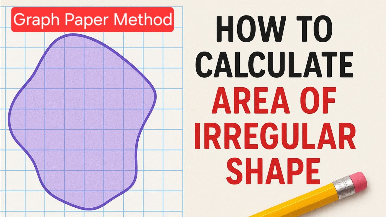 To find the area of irregular object using Graph Paper || Practical for ...