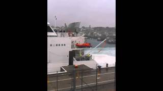 Condor Liberation hits the dock in Guernsey