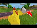 Testing The New The Giant Chicken skin / Bundle in Fortnite Chapter 5 Season 1 (Gameplay)