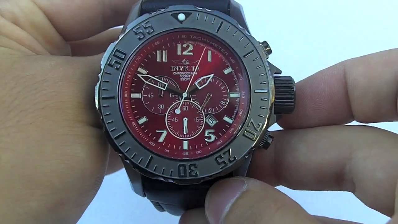 Invicta Watch Men's 5654 II Collection Black Ion-Plated Chronograph