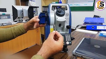 How to import coordinate in total station. sokkia cx105 total station!!Chapter #22.