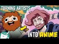 Artists Draw Themselves Into Their Favorite Anime