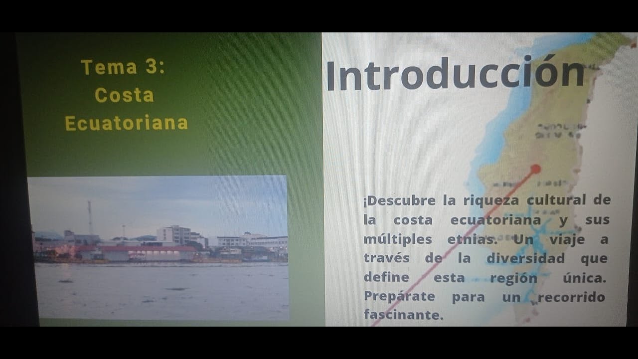 Tema 3 Etnias de la Costa Ecuatoriana - YouTube