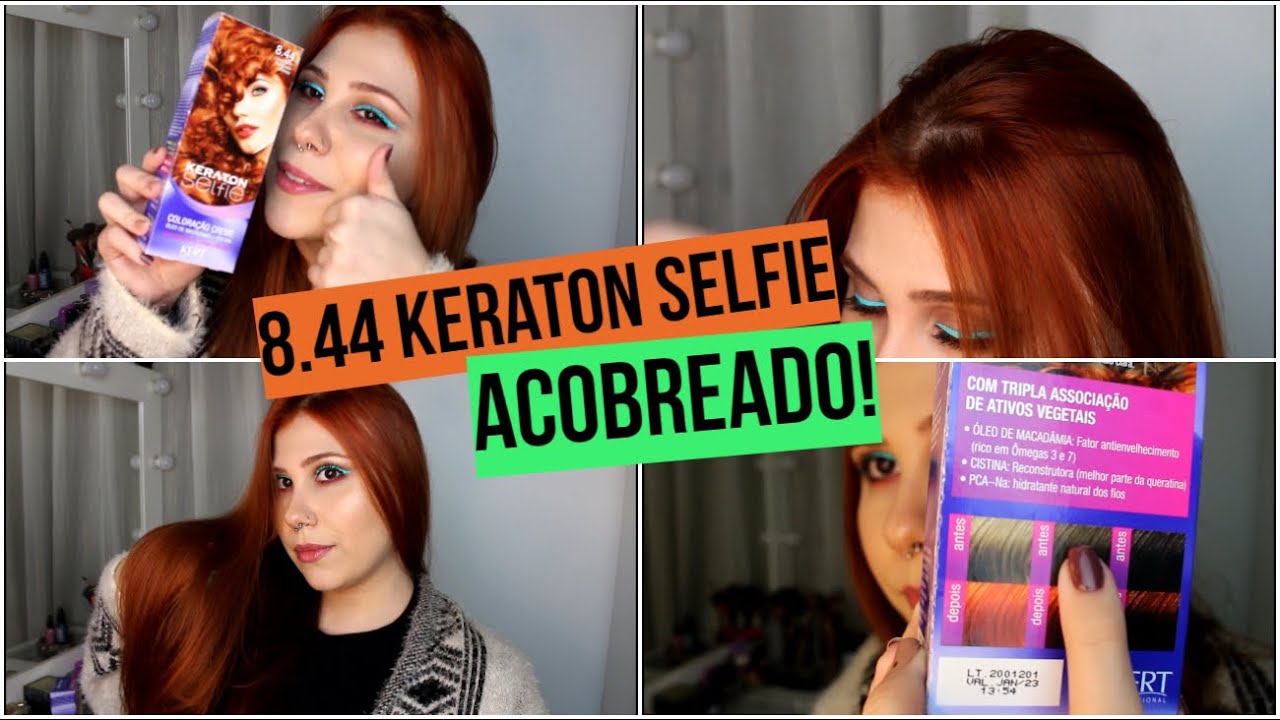 8.44 KERATON SELFIE - KERT | RUIVO ACOBREADO ♥