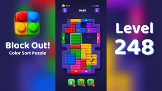 Block Out Level 248 Walkthrough 🧩 | All Levels Solution | Mini Boss