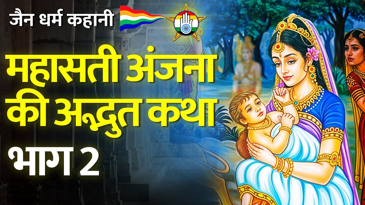 महासती अंजना की अद्भुत कथा- Part 2 - त्याग, तपस्या और जैन धर्म का संदेश - जैन कहानी | जैन संसार