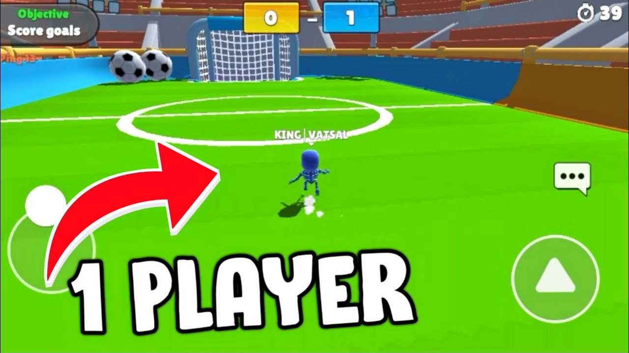 Only 1 Player in Stumble Soccer !!! Stumble Guys Compilation