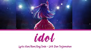 Yoasobi - IDOL (アイドル) Kan/Rom/Eng/Indo - Dan