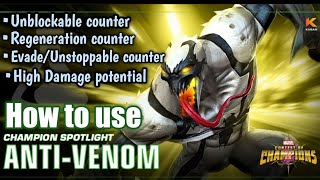 How to use Anti-Venom | Full Breakdown| - Marvel Contest of Champions