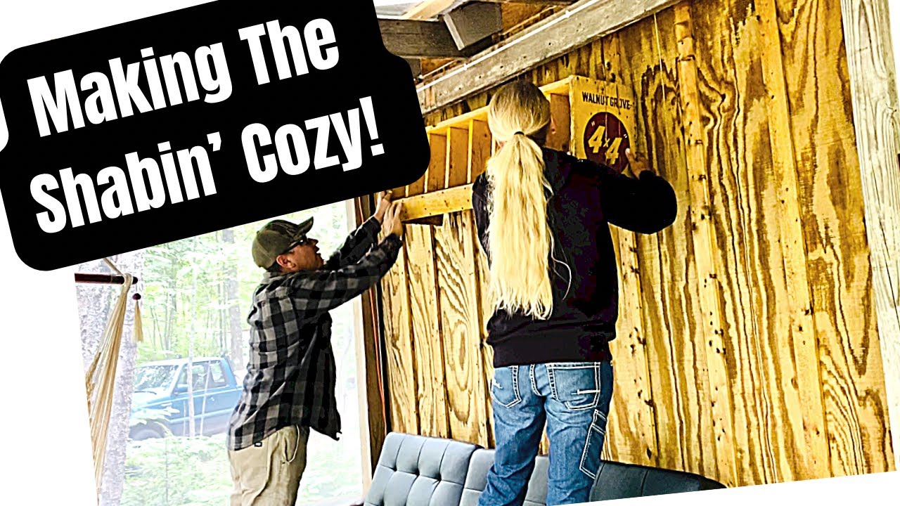 Off Grid Cozy Cabin & A Mazda - YouTube