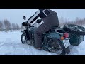 Мотоцикл УРАЛ: проходимость под вопросом! | URAL winter  driving