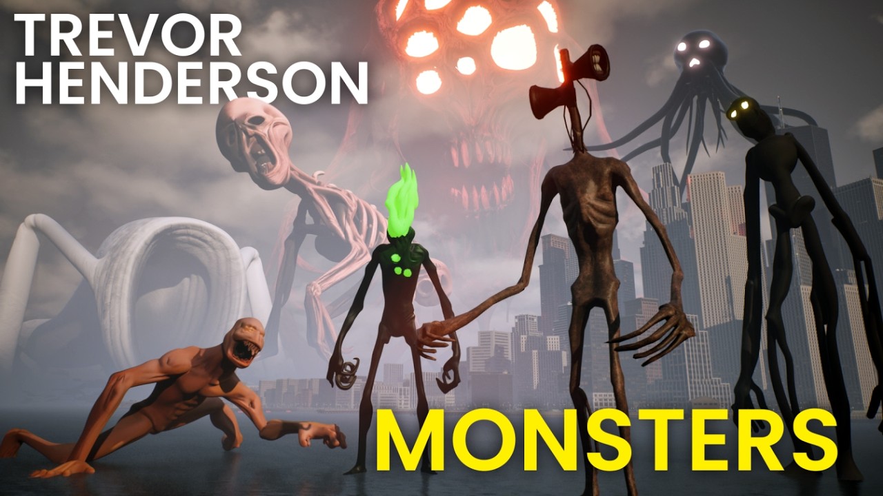 Trevor Henderson Size Comparison 2026 | SEA EATER VS WORLD EATER