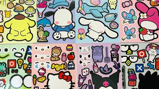 ✨[ASMR]Super Cute Sanrio Dress-up Stickers✨