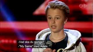 X factor Isak 14 sings adele-my same Resimi