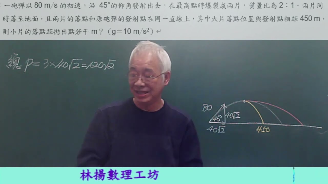 高二下物理:動量守恆砲彈問題1