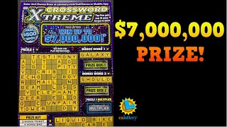 $7 MILL PRIZE CROSSWORD EXTREME SCRATCH OFF TICKET! screenshot 2