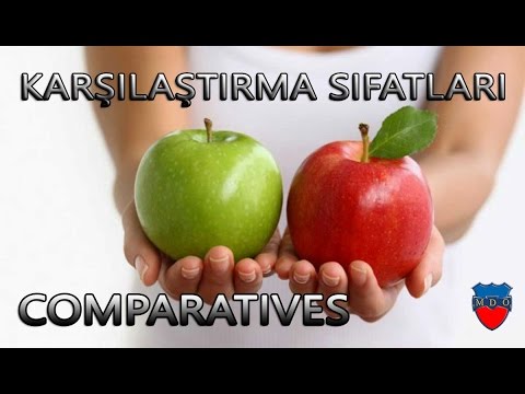 İngilizce Konu Anlatımı - Comparatives - Karşılaştırma Sıfatları