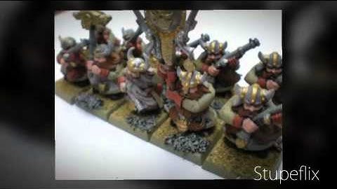 Warhammer fantasy Dwarf Thunderers unit showcase