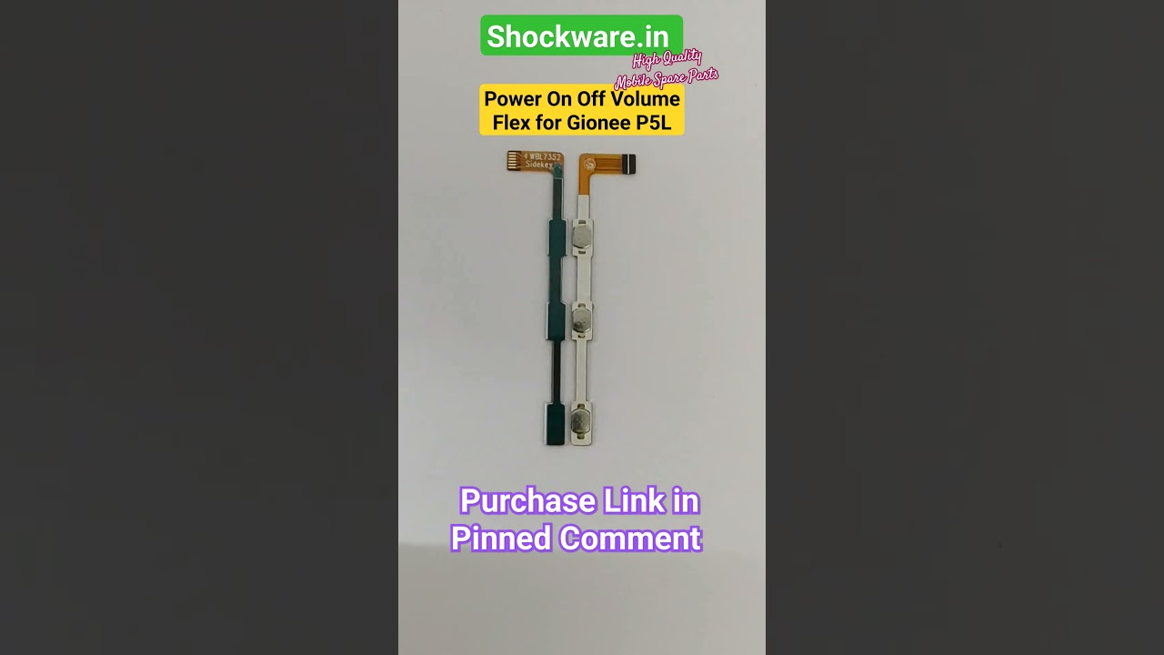 BUY Shockware Power On Off Volume Flex for Gionee P5L