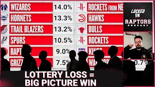 Toronto Raptors drop to 8th in NBA Draft Lottery, will convey 1st-rounder to Spurs, and that's good!