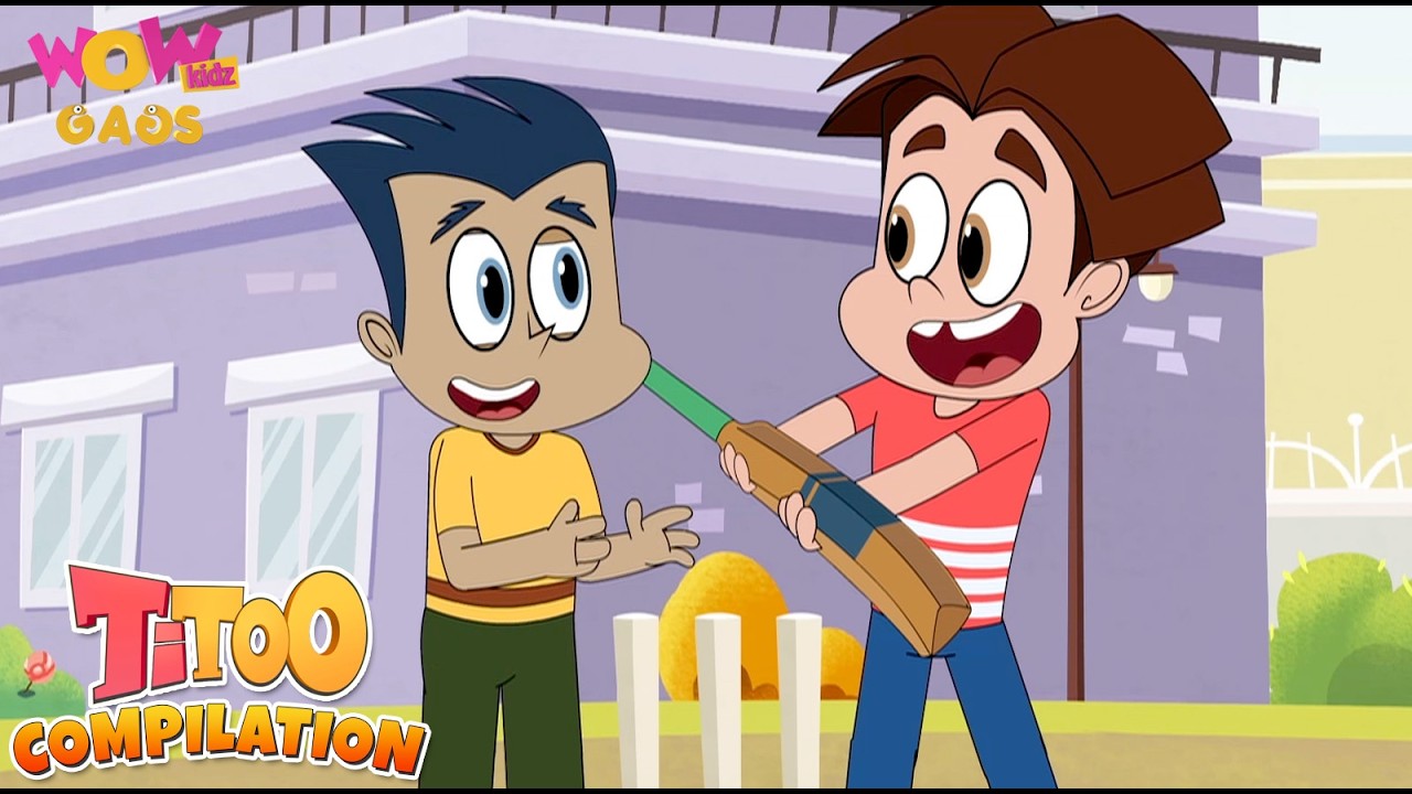 Titoo Ka Cricket Challenge | Titoo Funny Cartoon Compilation | Hindi Cartoon for Kids # titoo